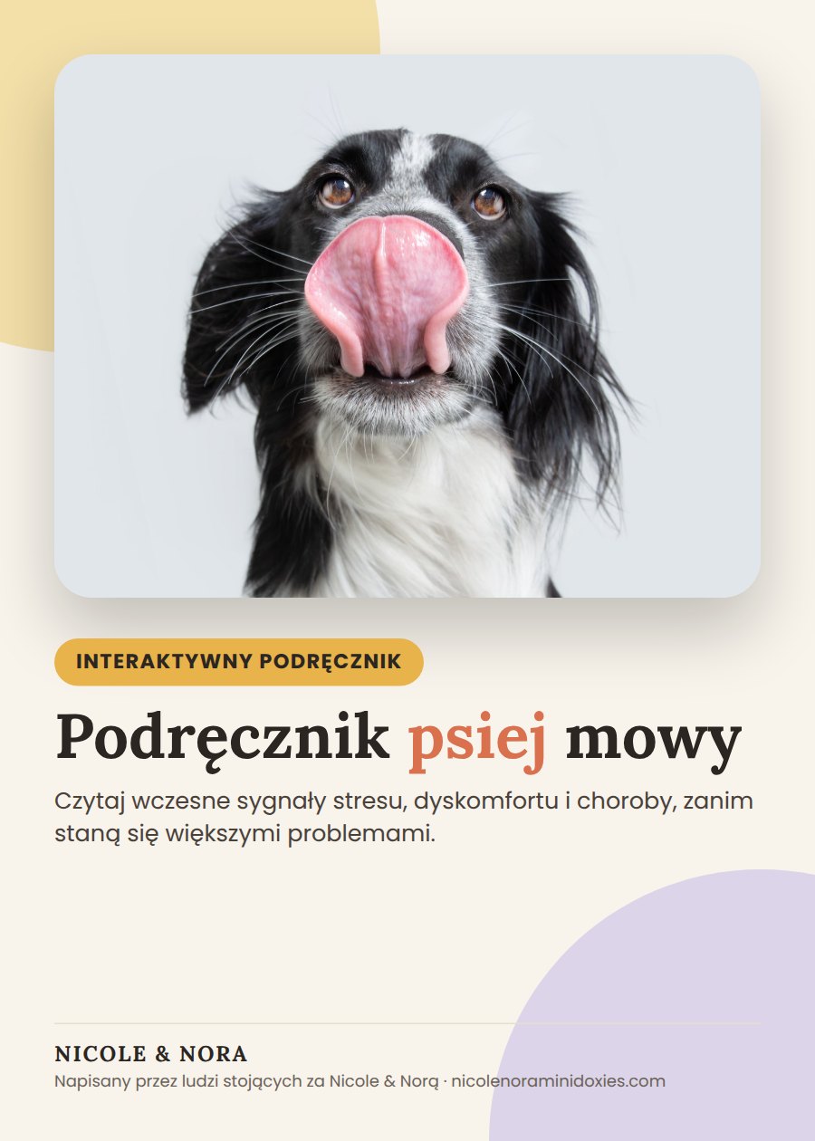 Podręcznik psiej mowy – okładka