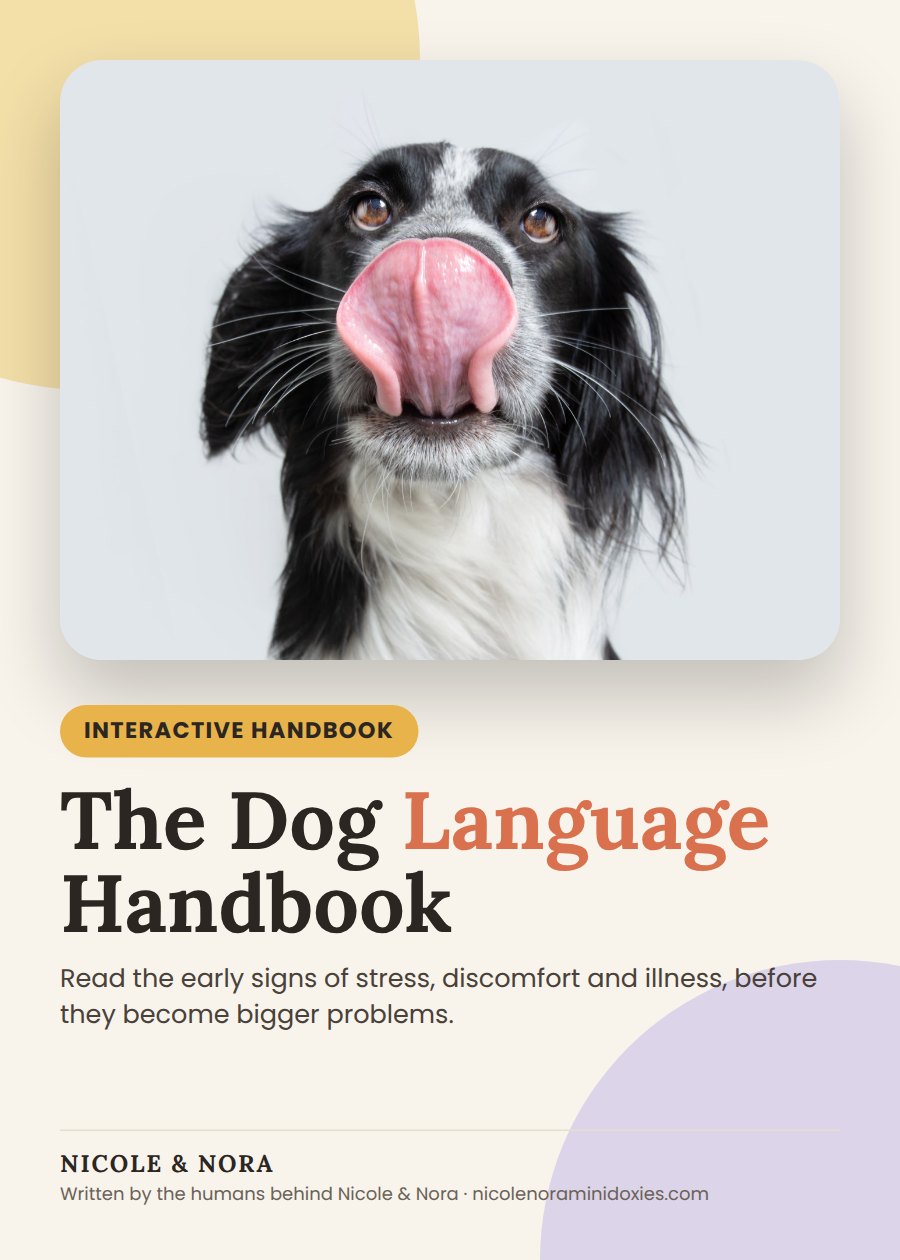 The Dog Language Handbook cover