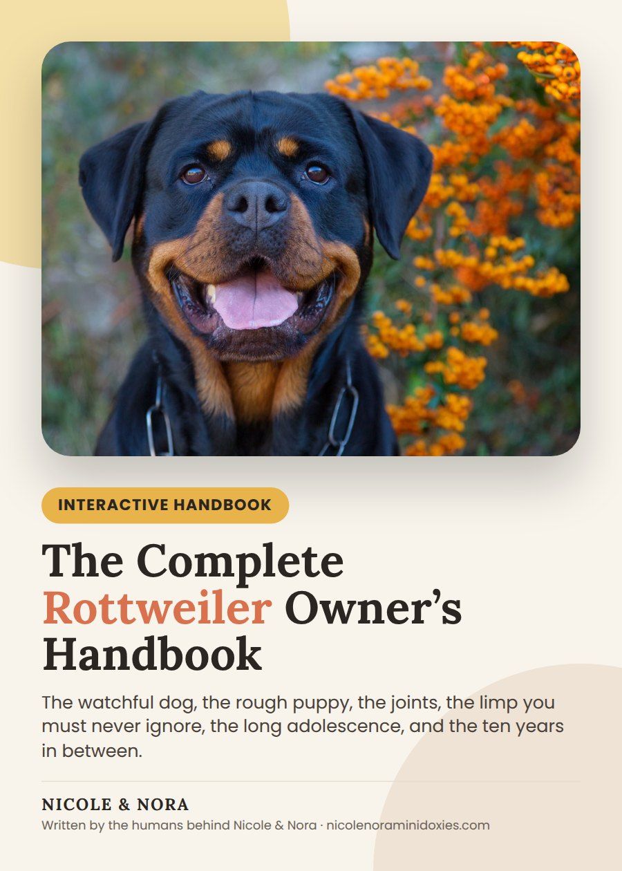 The Complete Rottweiler Owner’s Handbook cover